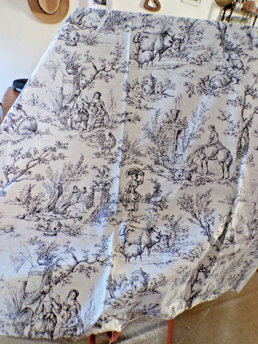 Tissu marignan toile jouy - , de