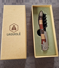  Couteau Sommelier Laguiole - Bois differentes essences + boite - jamais servi