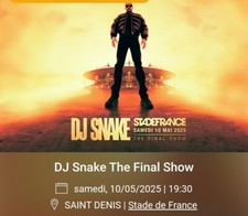 1 place pelouse concert DJ