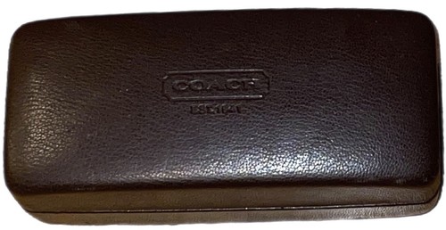 Vintage coach dark brown - dark, hard