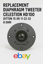 REPLACEMENT DIAPHRAGM tweeter CELESTION HD1000 - DITTON 15 XR 11-22-33 - 8 ohm