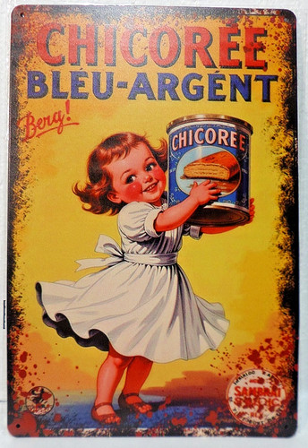 Plaque metal vintage - plaque, 20x30