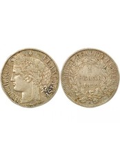 France IIIe République - 1 Franc Cérès Argent - 1872 A Paris