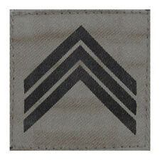 GALON POITRINE SERGENT-CHEF BASSE VISIBILITE GRADE DE COMBAT BV ENTIEREMENT NEUF