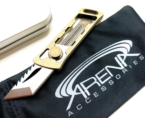 Brass steel slider - brass,