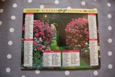 almanachs du facteur.Calendrier 1997,Ideal collectionneurs, anniversaires.