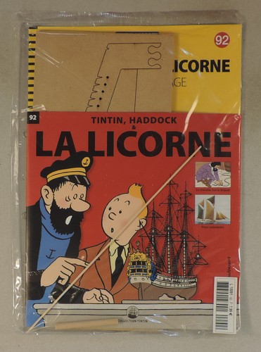 Tintin construire licorne - tintin,