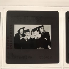 LAUREL ET HARDY - TÊTE DE PIOCHE - DIAPOSITIVE DE PRESSE SLIDE