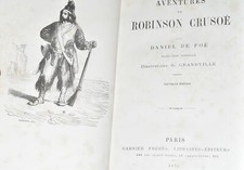 DE FOE, Robinson Crusoe, 1875 GRANDVILLE