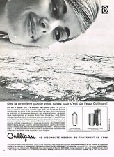 PUBLICITE ADVERTISING 114  1966  CULLIGAN  adoucisseur d'eau