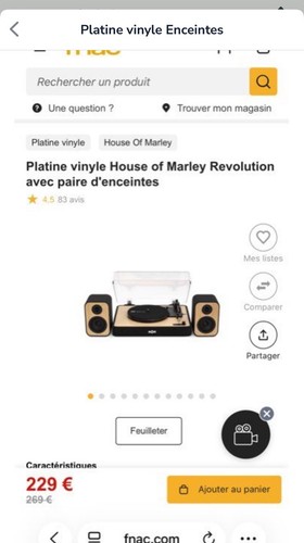 Platine vinyle révolution - platine,
