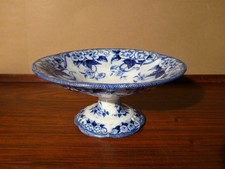 COMPOTIER EN FAÏENCE DE CREIL  MONTEREAU - FLORA