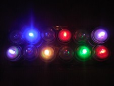 Bougies led submersibles, lot de 12, couleurs défilantes 