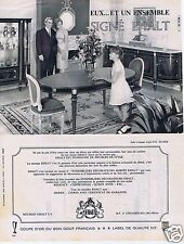 Publicité Advertising 056 1965 EHALT meubles  à Strasbourg