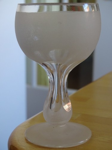 Ancien verre vin blanc - verre, a