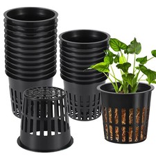 30 Pièces Panier Hydroponique,8 cm Réutilisable Pot Hydroponie Plastique Pots...