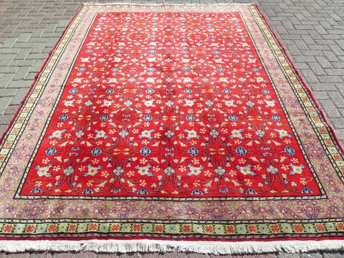Tapis laine rouge - en, de