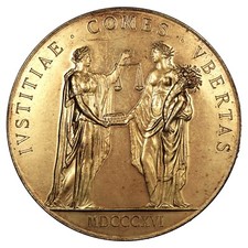 France médaille 1993-1994 Banques - Caisse des dépôts et consignations - vermeil