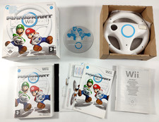 Jeu Wii VF  Mario Kart en boite  avec 1 Volant  Complet  Envoi rapide et suivi