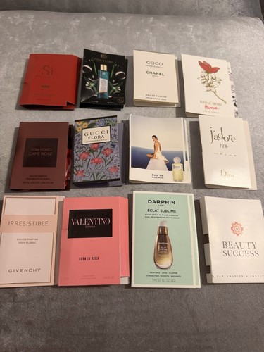 Vends lot x12 échantillons - de,