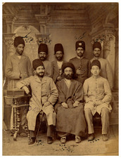Qajar elite portrait - qajar, elite,