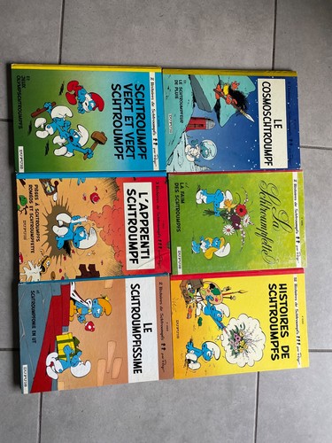 Lot schtroumpfs dupuis - schtroumpfs,