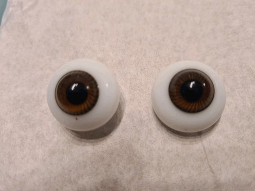 Yeux marrons poupée - marrons,