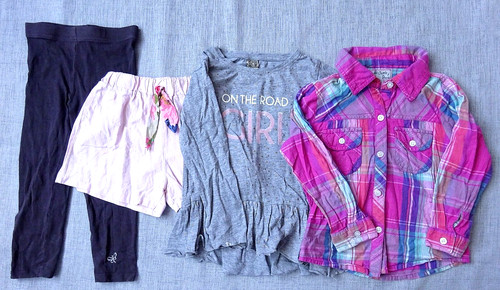 Lot vêtements fille shirts - lot, t-shirts