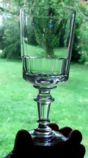 6 anciens grands verres à eau