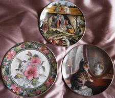 3 assiettes de collection