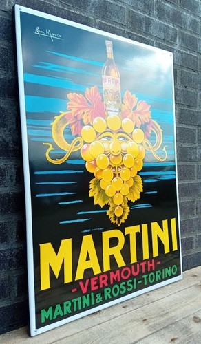 Plaque émaillée martini - plaque,
