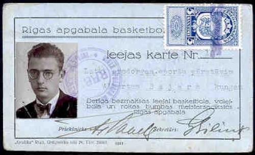 Latvia 1938 basketball - latvia, id