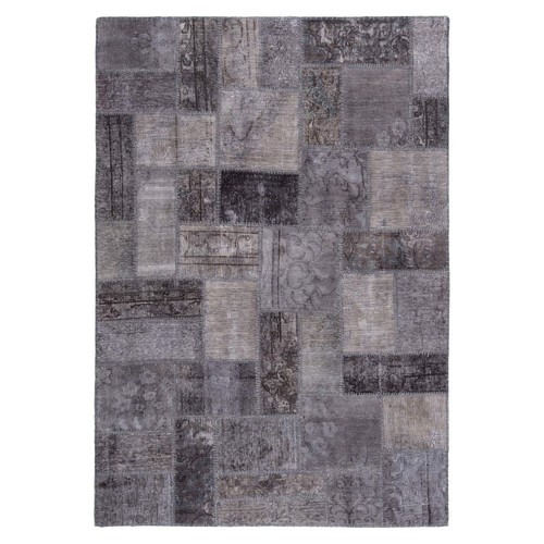 Tapis patchwork vintage fait - tapis,
