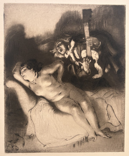 Serenade curiosa gravure eau - gravure,