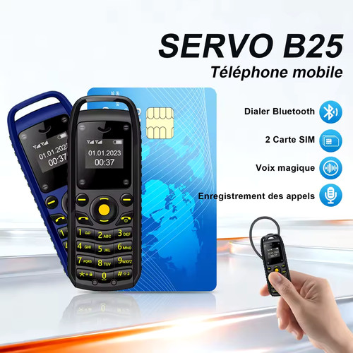 Mini téléphone sim - mini, 2