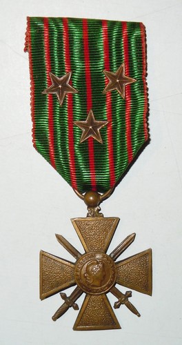Medaille croix guerre 1914 - croix,