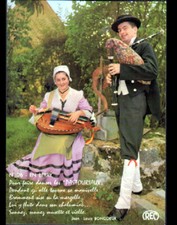 BERRY (18 / 36) Jean-Louis BONCOEUR / MUSICIENS jouant de la VIELLE & CORNEMUSE