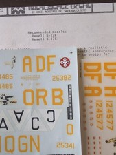 Décalcomanies Maquette Avion