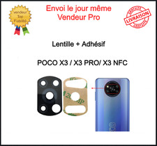 Lentille Vitre Arrière Caméra Verre Xiaomi Poco X3 NFC X3 Pro Appareil Photo 