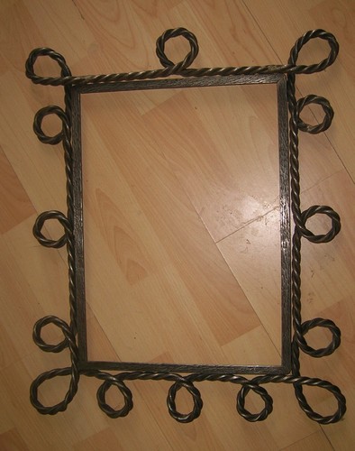 Encadrement fer forgé