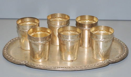 Gobelets plateau en - -6,