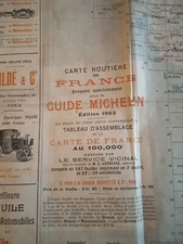 Carte Michelin 1903 Du Guide Michelin  1903