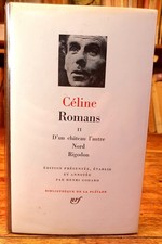 LIVRE ANCIEN 1986, LA PLÉIADE, CÉLINE, ROMANS II