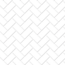 Carrelage En Carton Blanc À Motif Chevron Métro Pour Maison De Poupée 1:12