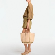 Sac cabas en lin beige VANESSA