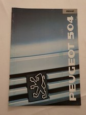Catalogue Peugeot 504 Pick Up