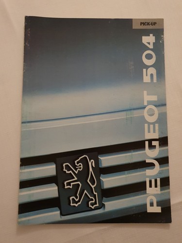 Catalogue peugeot 504 pick - 504,
