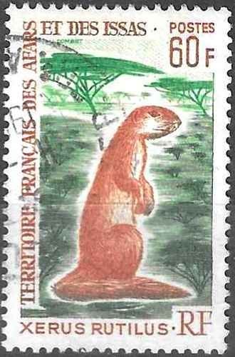 Timbre animaux afars - animaux, issas