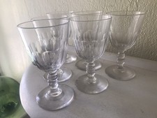 6 ANCIENS VERRES À EAU EN