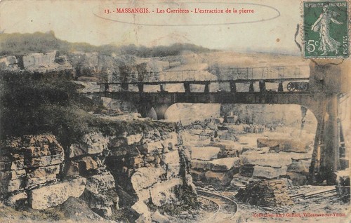 Cpa massangis les carrières - massangis,